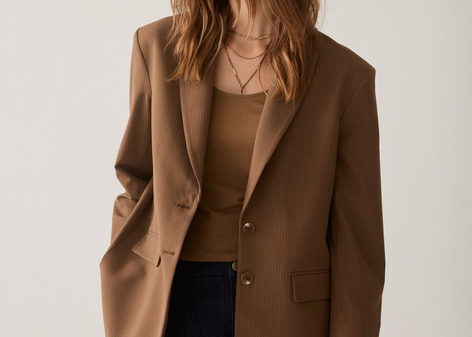 SUMMUM - BLAZER PINSTRIPE