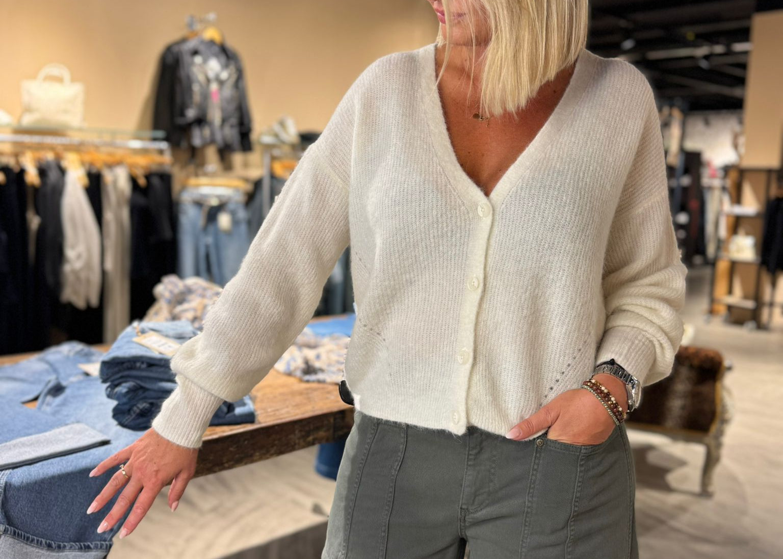 MOS MOSH - MMTHORA KNIT CARDIGAN