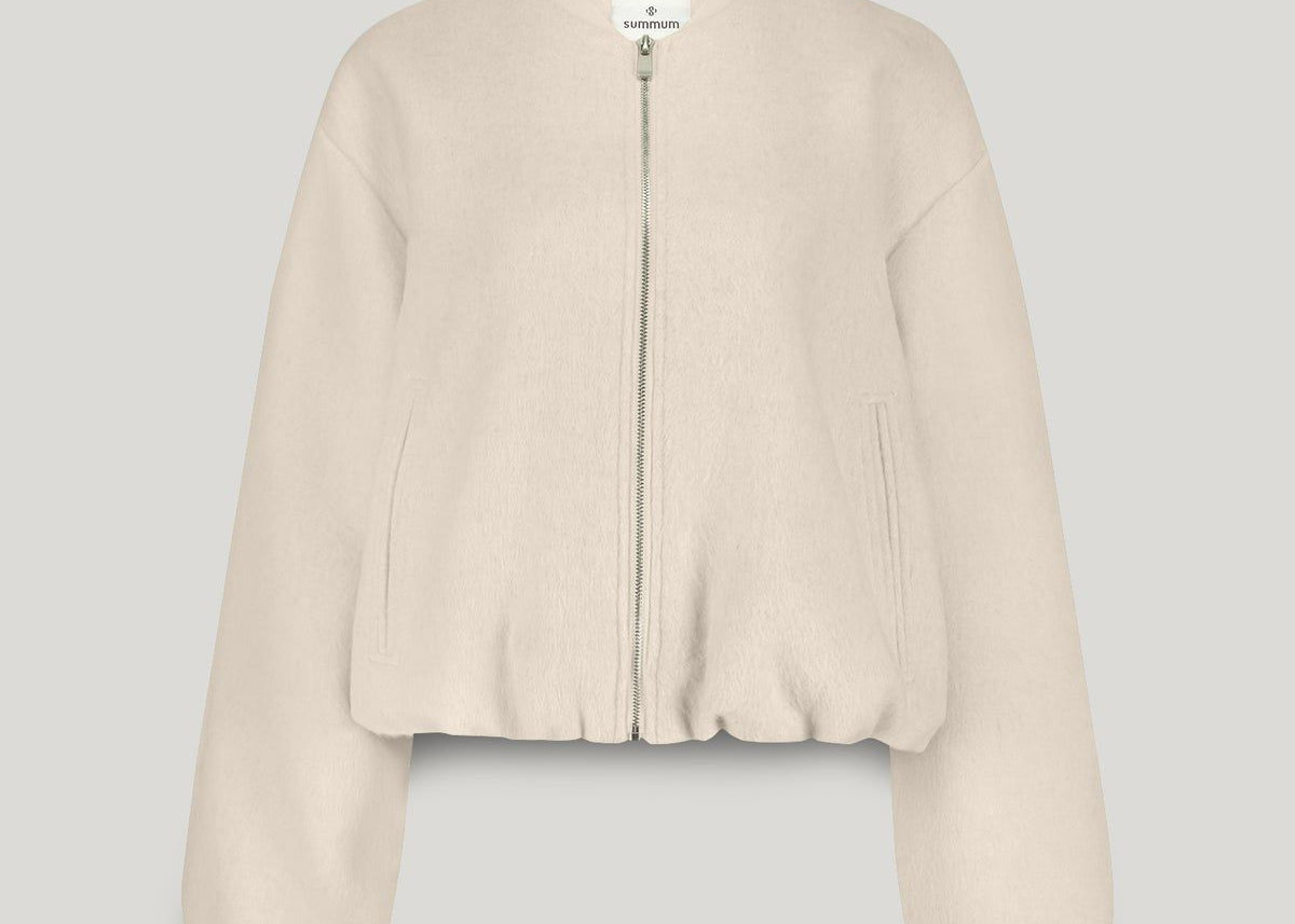 SUMMUM - JACKET BOMBER CLASSIC WOOL