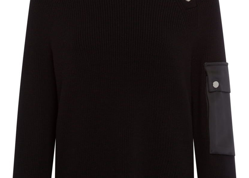 MARC AUREL - KNIT BLACK