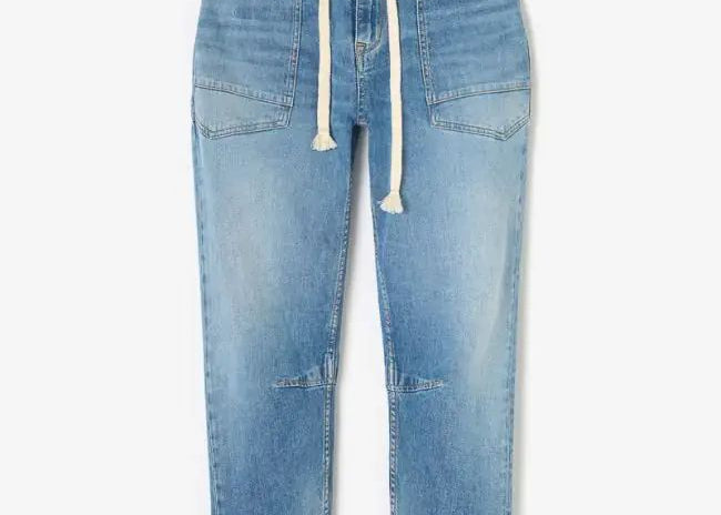 LE TEMPS DES CHERISES - BALLOON DENIM LIGHT BLUE